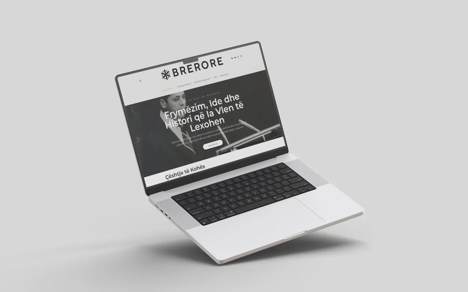 Brerore News Platform project preview