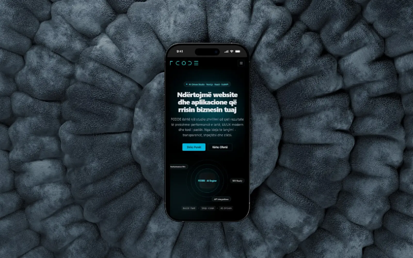 FCODE — Dev Studio Website project preview