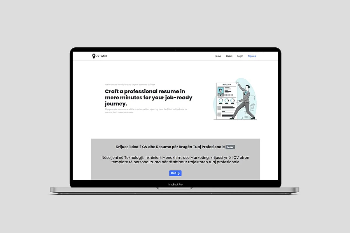CV App Resume Builder